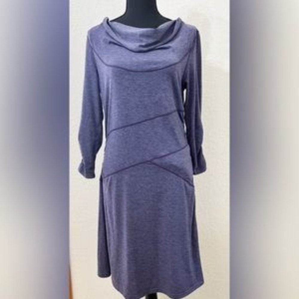 Athleta - 3/4 Sleeve Ukiah Dress - Purple - Medium - VGUC